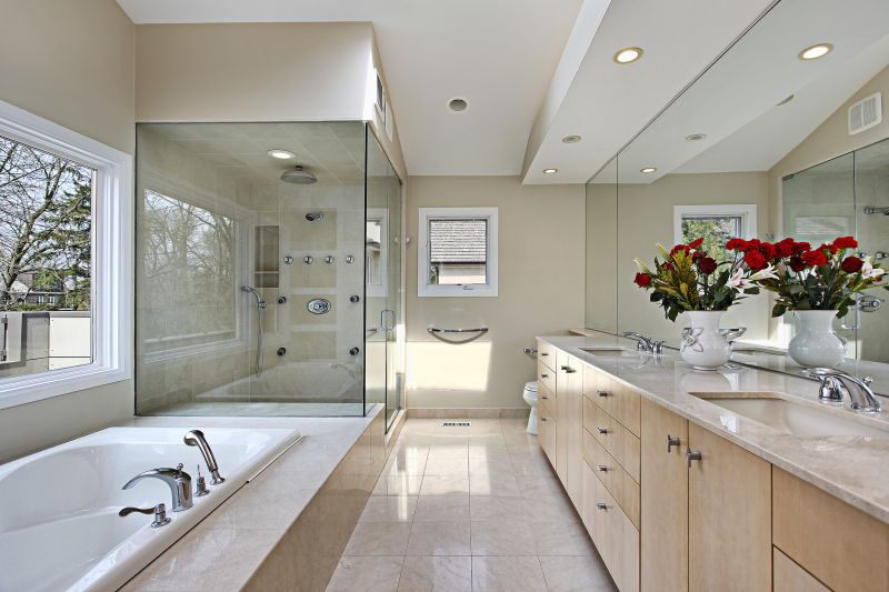 Open-Concept Shower